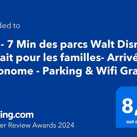Disney Family Haven: 7 Minutes to Parks, Self Check-In, Free Parking & WiFi Magny-le-Hongre Exterior photo